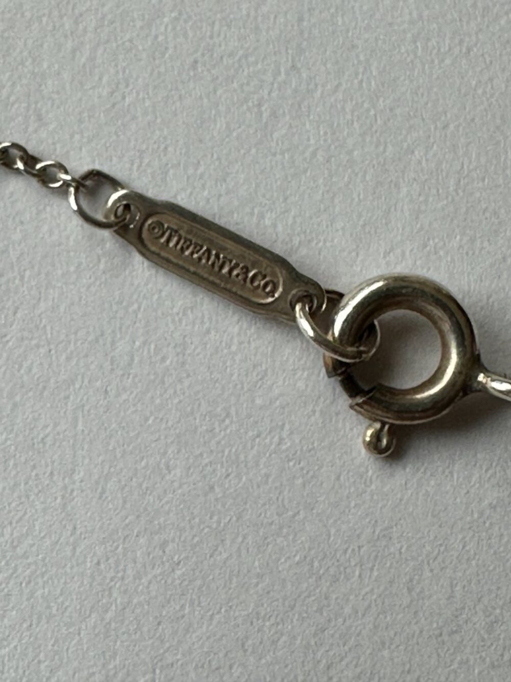 Tiffany & Co. Return to Tiffany Blue Double Heart Tag Necklace Sterling Silver - Picture 8 of 10